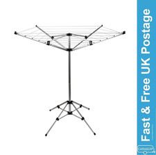 4 Arm Rotary Clothes Airer